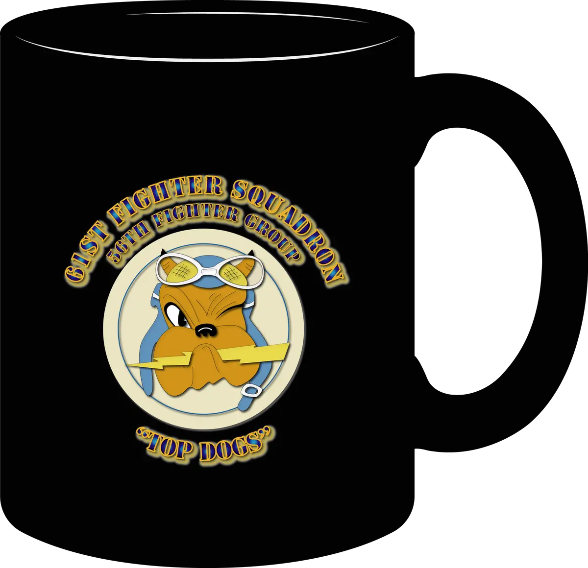 Army Air Corps - 61St Fighter Squadron - 56Th Fighter Group - Mug 1