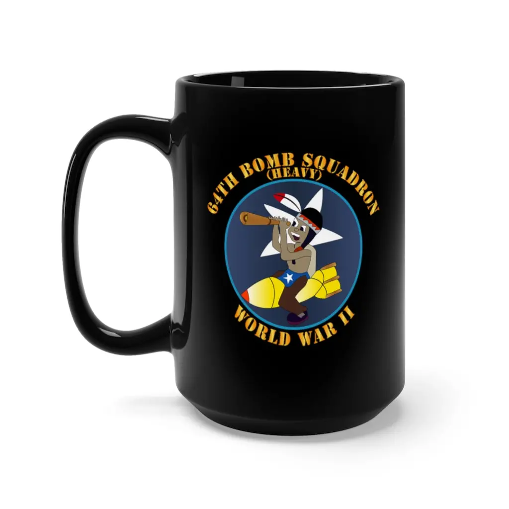 Black Coffee Mug 15Oz - Aac - 64Th Bomb Squadron - Wwii X 300 1