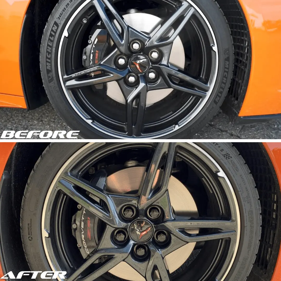 C8 Black Wheel Lug Nuts 8