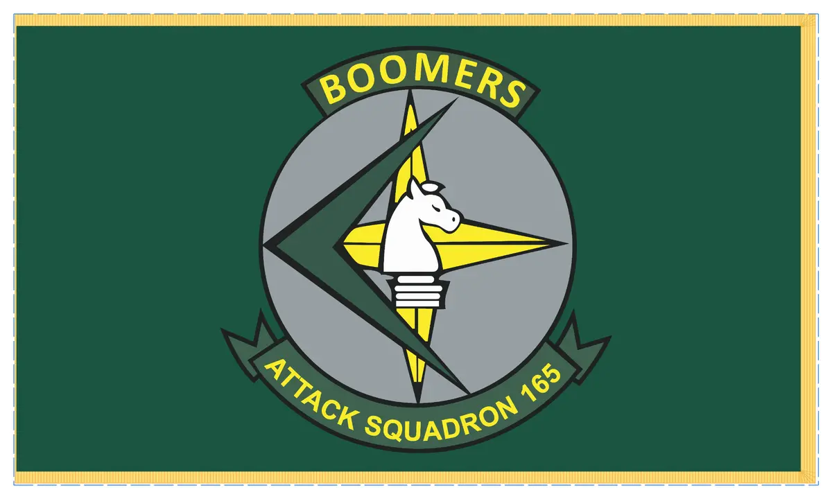 Rectangle Flags - Navy Attack Squadron 165 - Insignia 1