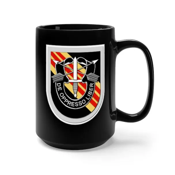 Black Mug 15Oz - Sof - 5Th Sfg Flash Vietnam Wo Txt V1 1