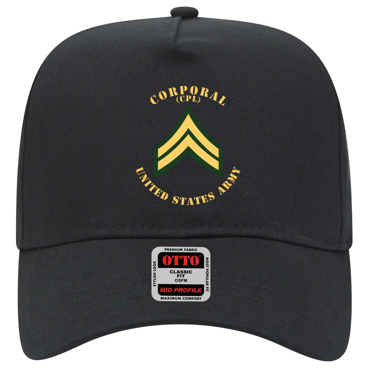 Baseball Cap - Army - Corporal - Cpl - Flat X 300 1