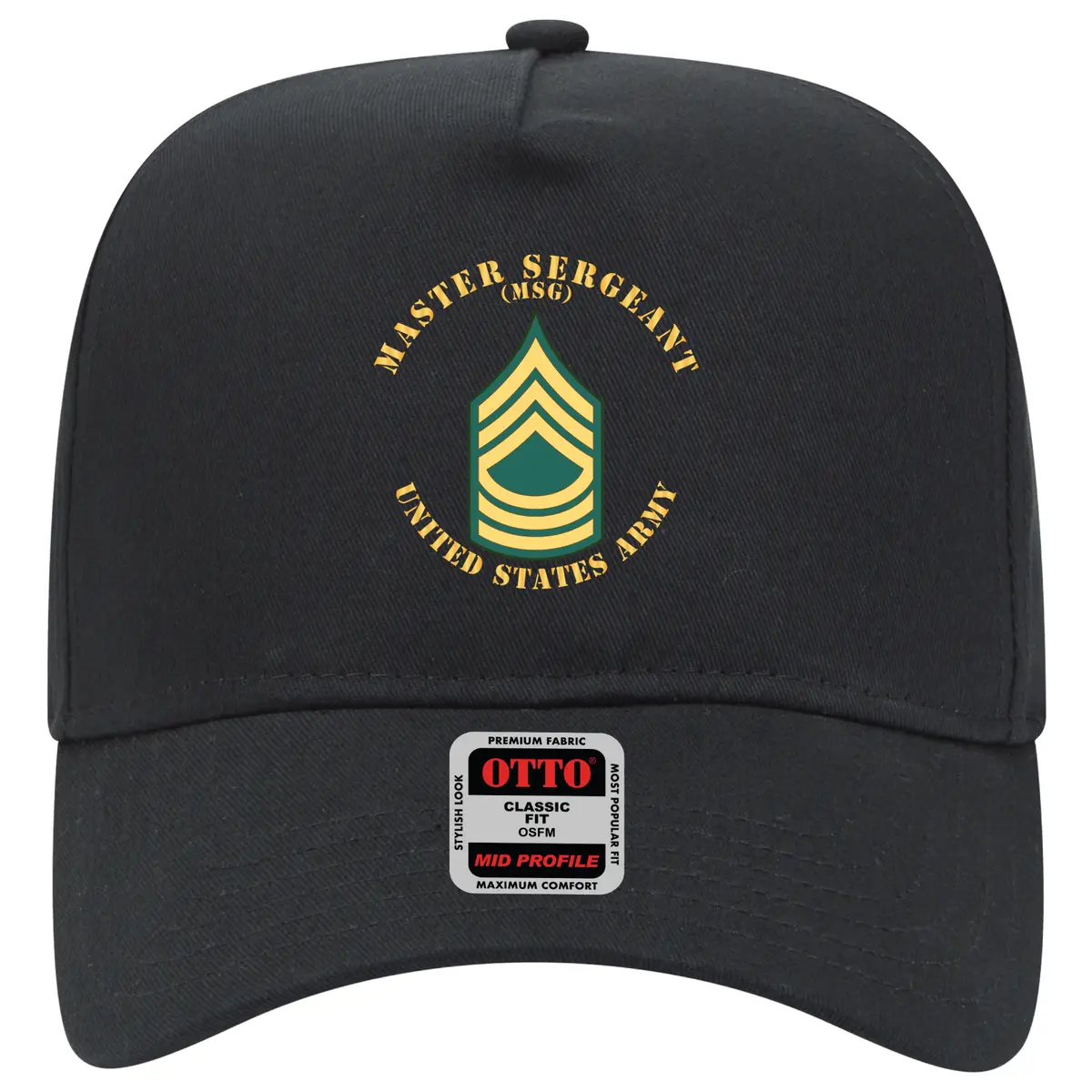 Baseball Cap - Army - Master Sergeant - Msg - Flat X 300 1
