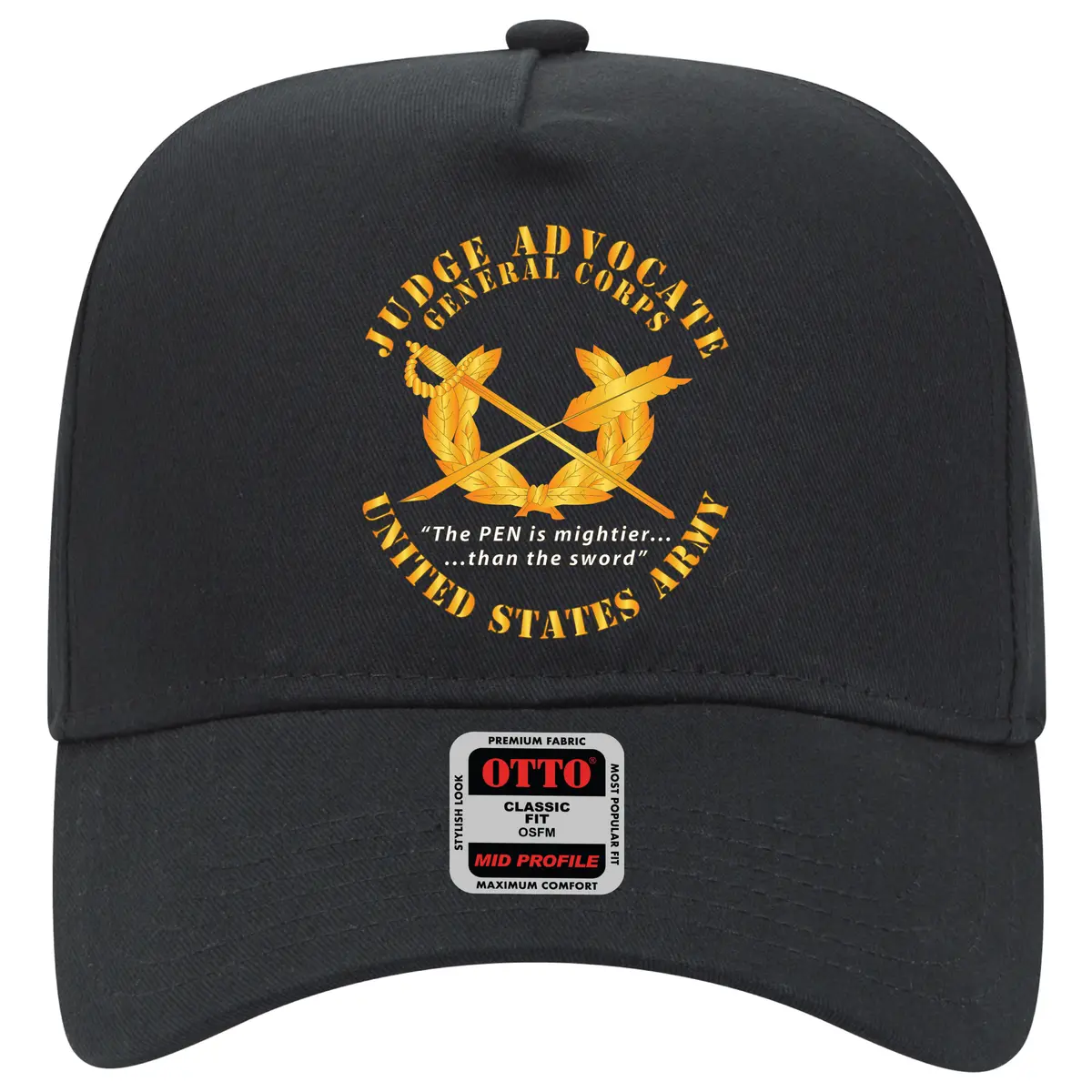 Baseball Cap - Army - Judge Advocate General Corps - Pen Is Mighter X 300 1