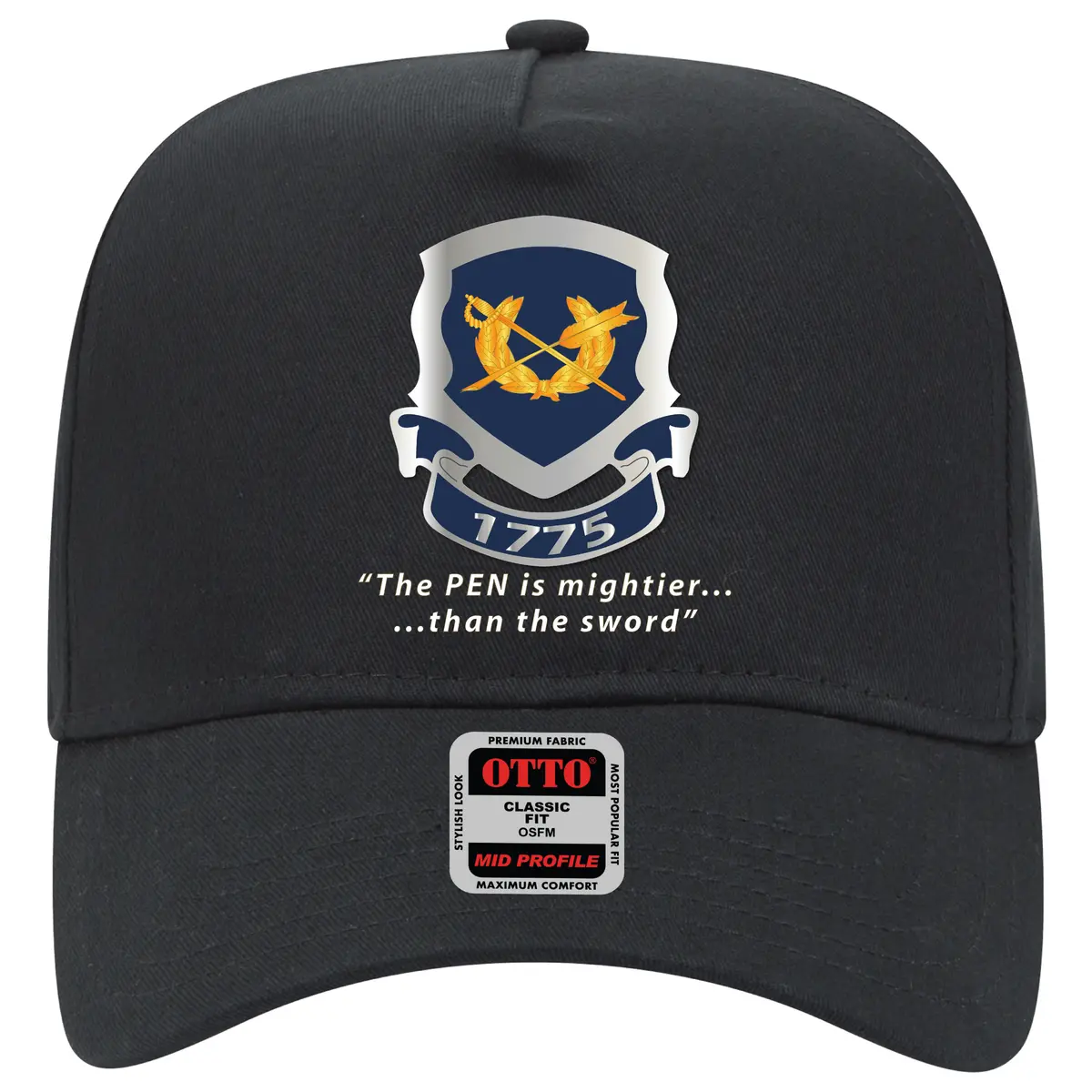 Baseball Cap - Army - Jag Corps Crest - Pen Is Mighter X 300 1