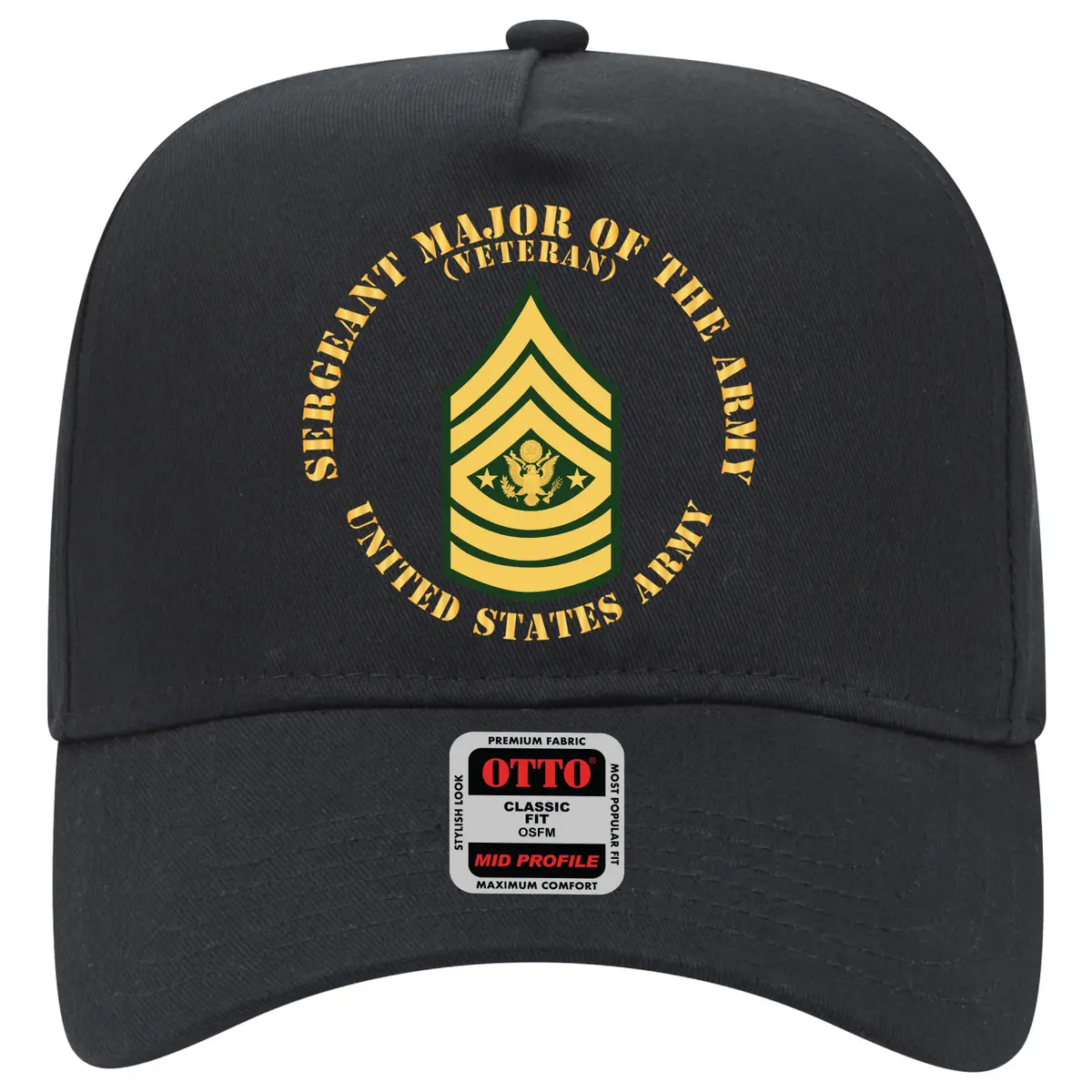 Baseball Cap - Army - Sergeant Major Of The Army - Sma - Veteran - Flat X 300 1