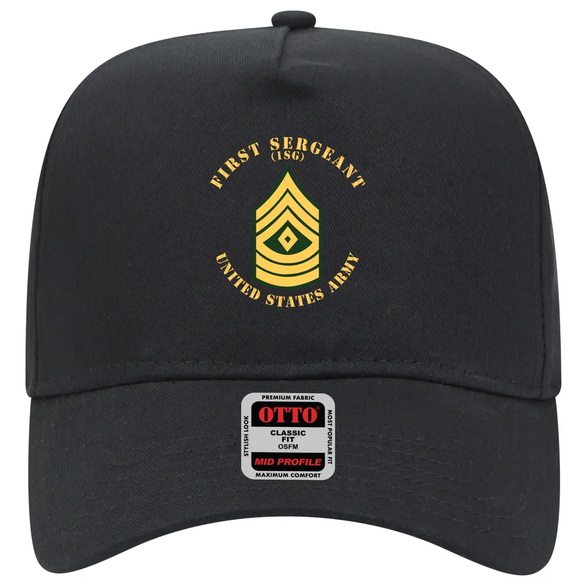 Baseball Cap - Army - First Sergeant - 1Sg - Flat X 300 1