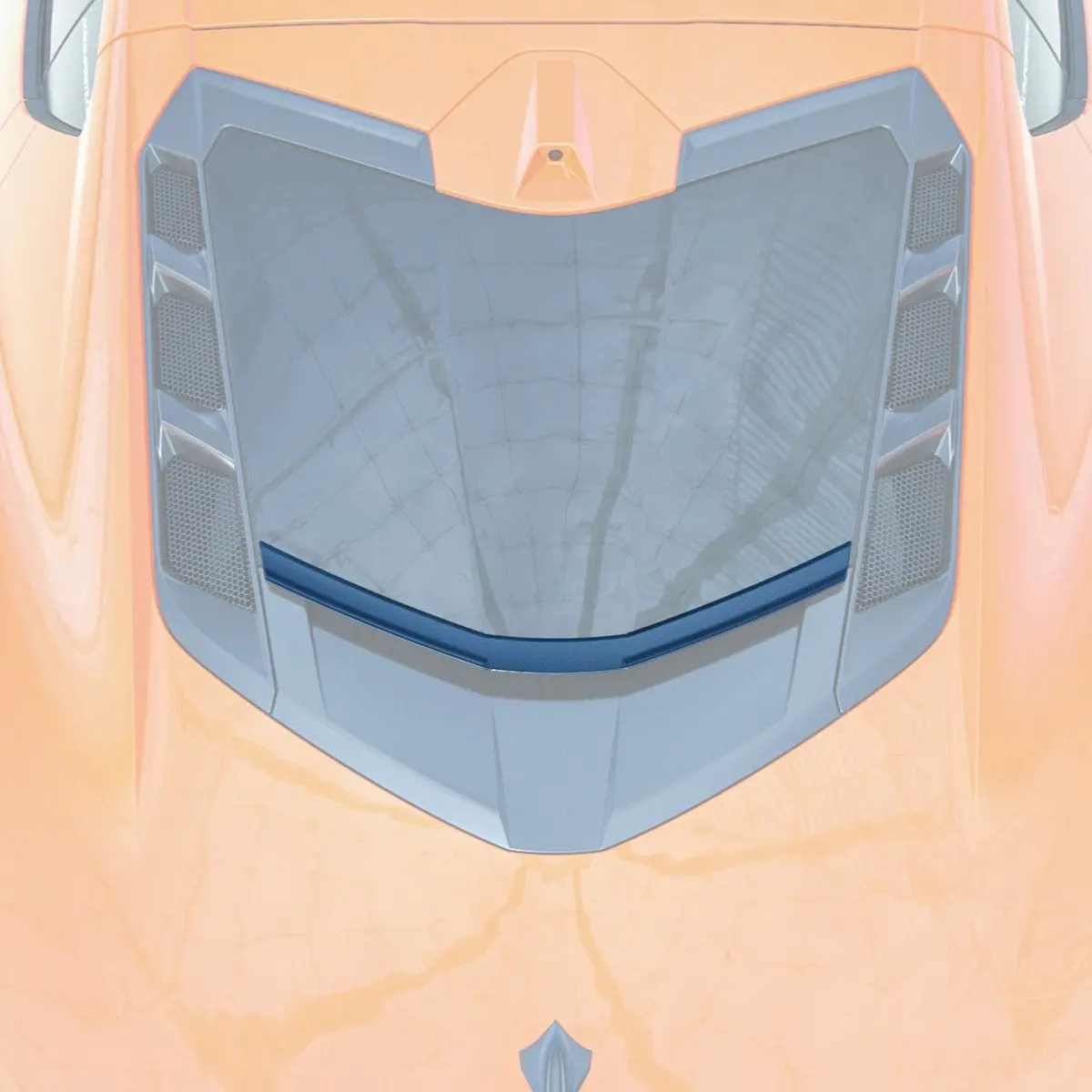 C8 Coupe Rear Window Spoiler 1