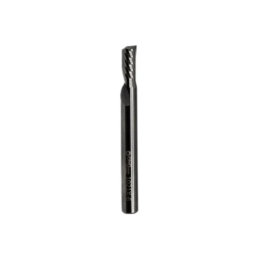 Cncshop - 1021X-6 O-Flute Down Spiral Router Bit - 6Mm Cut Diameter 1