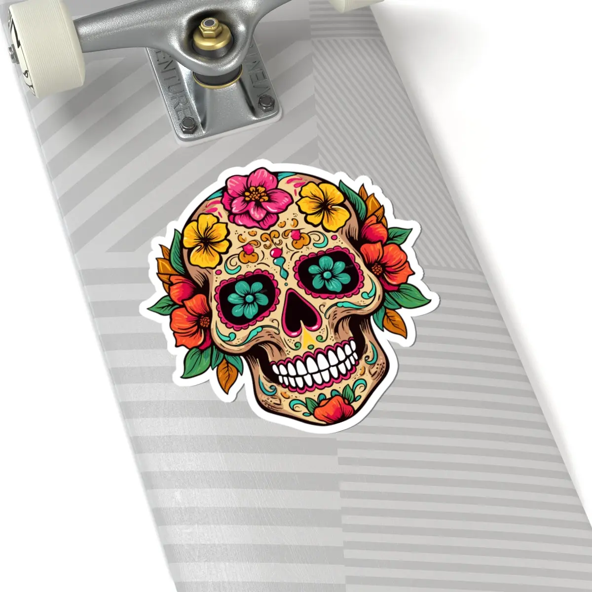 Kiss-Cut Stickers - Coco Floral Skull 1