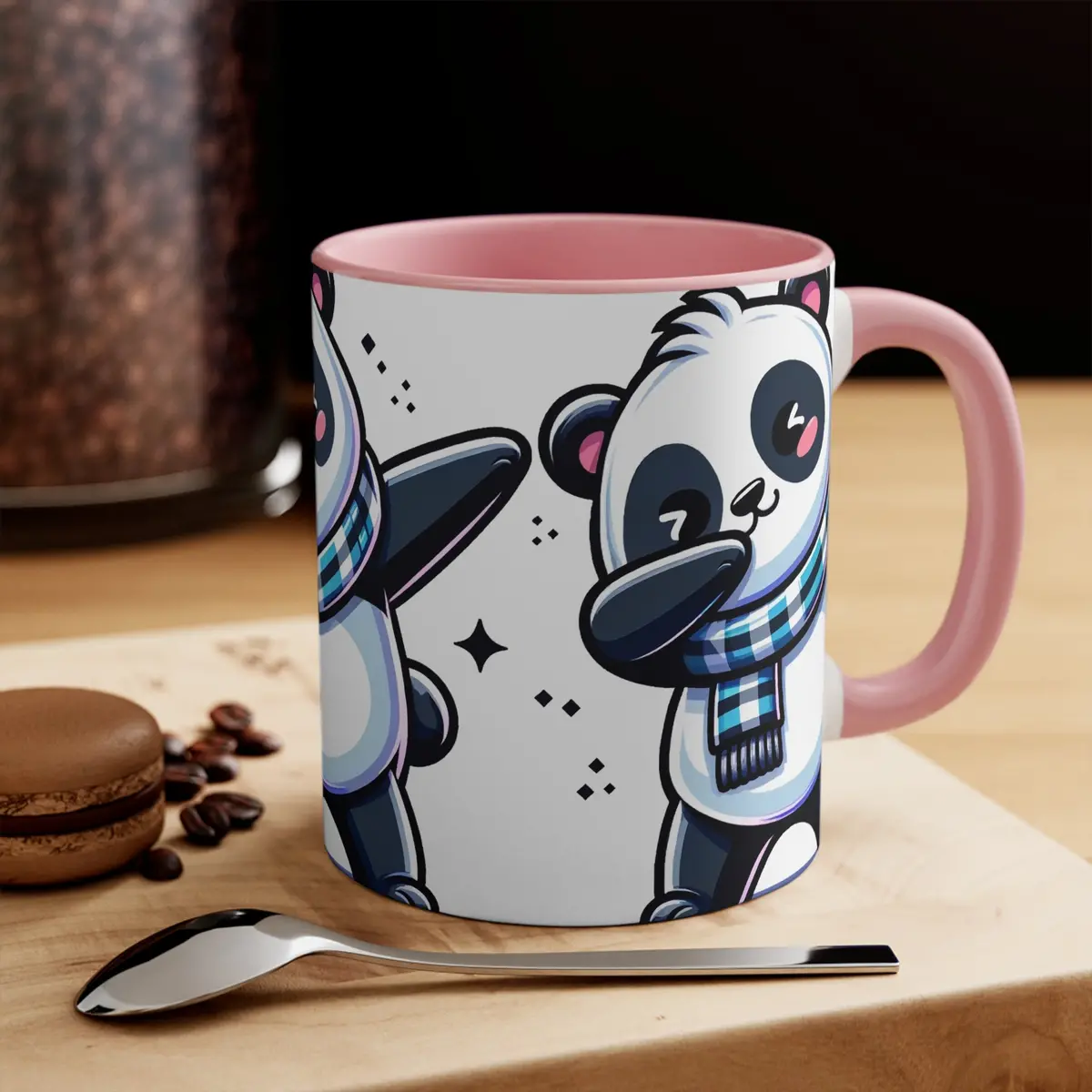 Accent Mug - Cute Panda Dancing 1