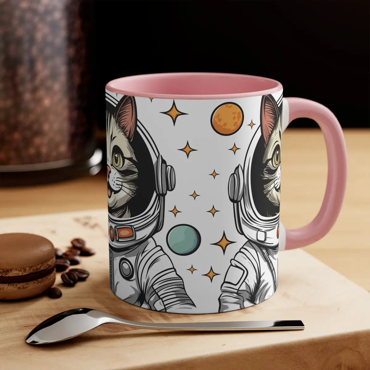 Accent Mug - Astronaut Cat 1
