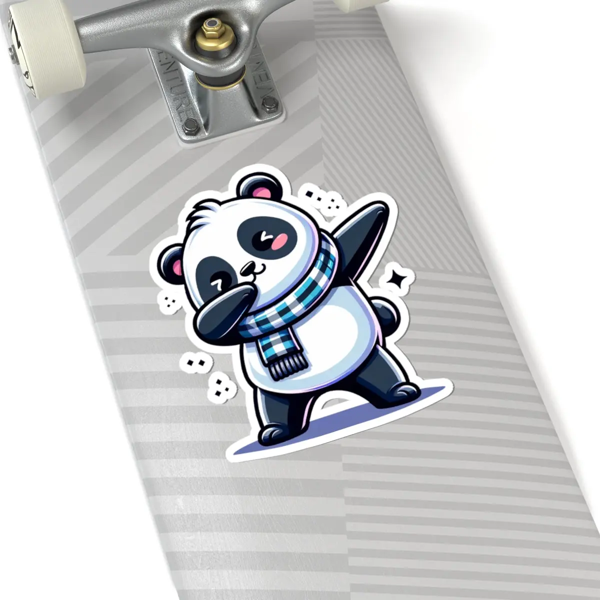 Kiss - Cut Stickers - Cute Panda Dancing 1
