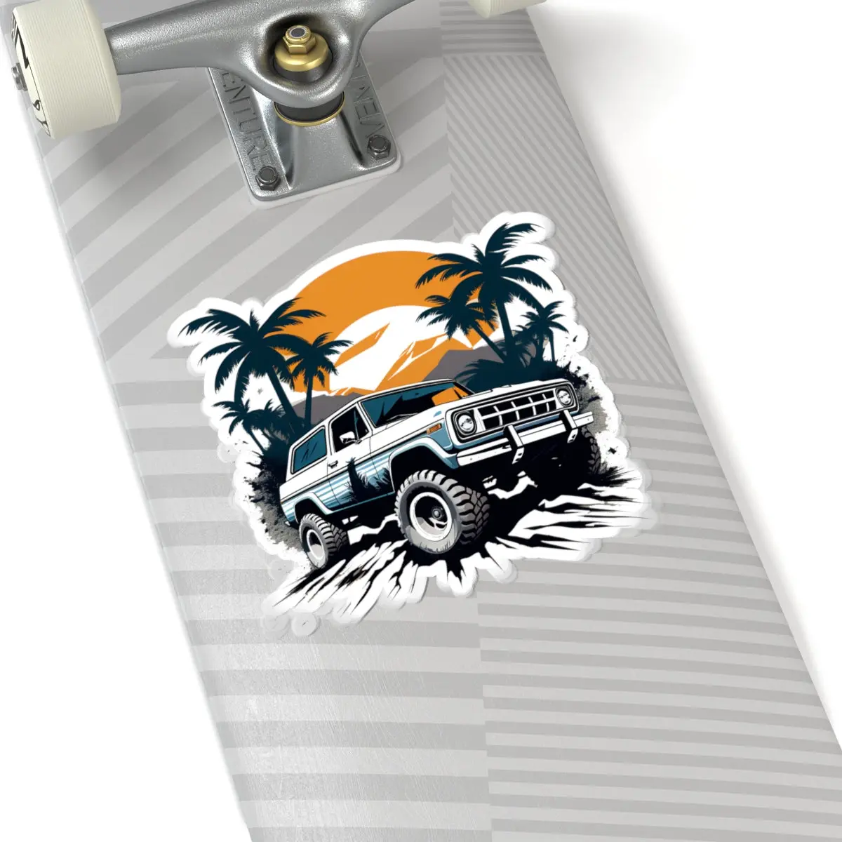 Kiss-Cut Stickers - Retro Off-Road Vehicle 1
