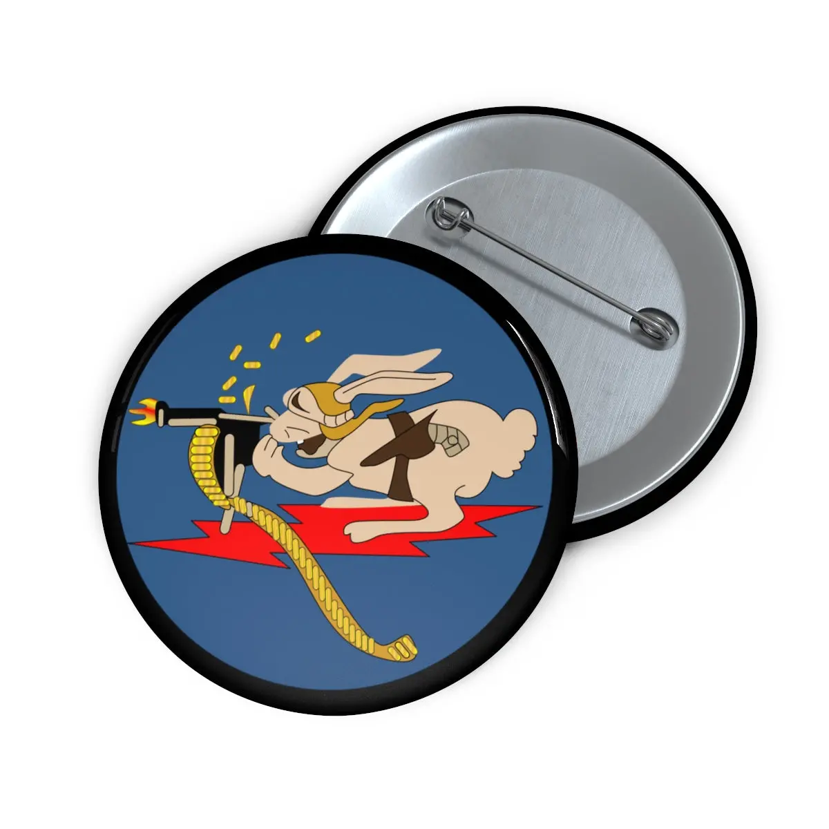 Custom Pin Buttons - Aac - 376Th Fighter Squadron Wo Txt 1