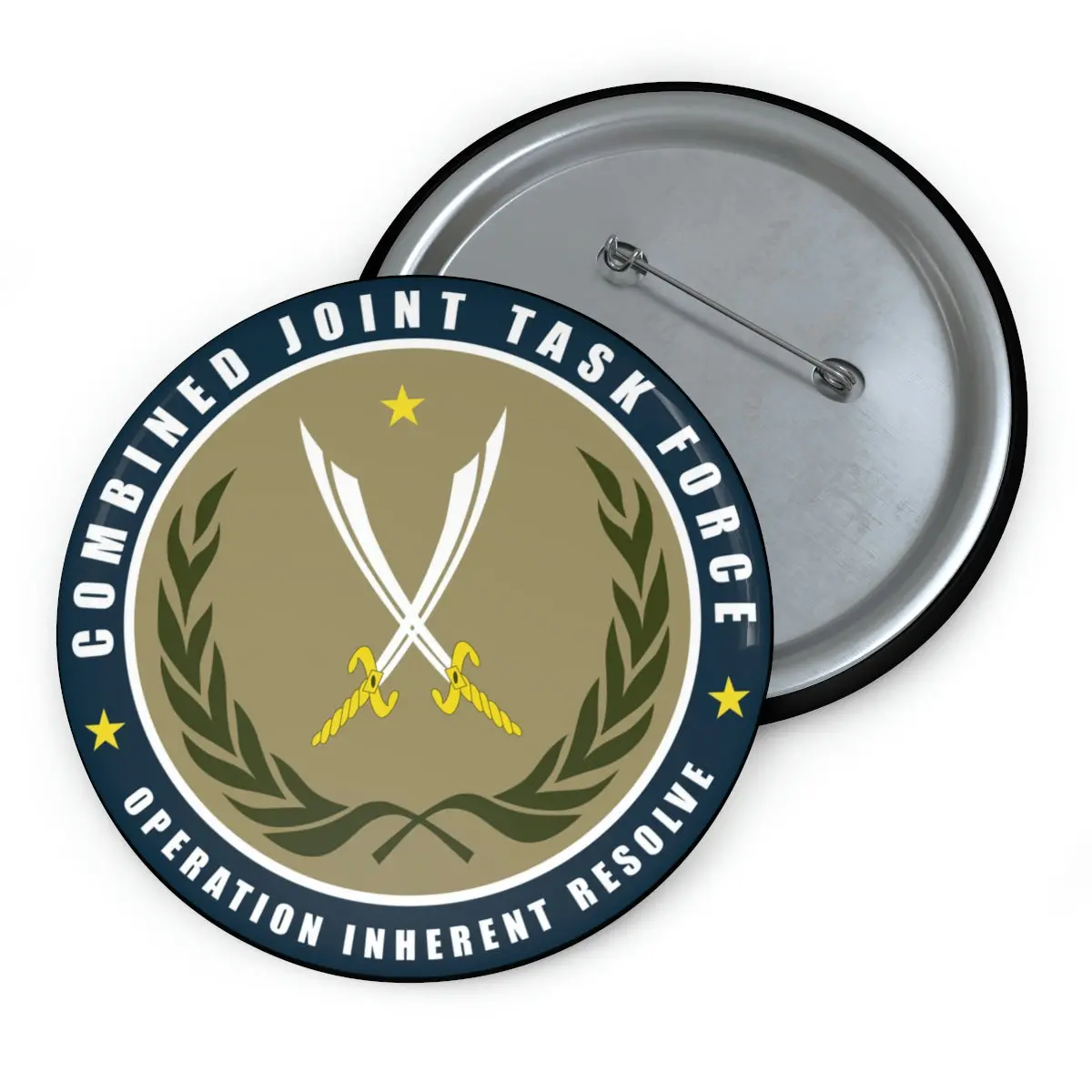 Custom Pin Buttons - Jtf - Joint Task Force - Operation Inherent Resolve 1