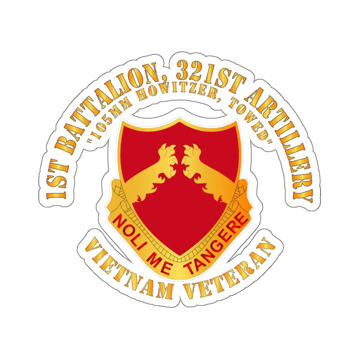 Kiss-Cut Stickers - 1St Battalion, 179Th Infantry Regiment - Inf Branch Wo Txt 1