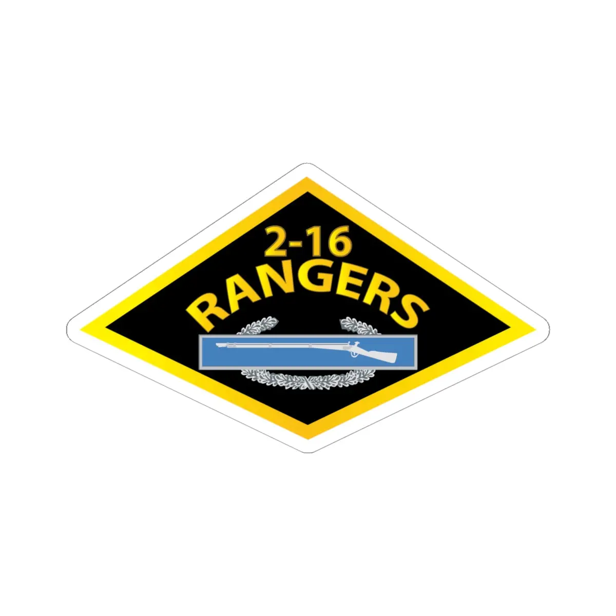 Kiss-Cut Stickers - 2Nd Bn, 16Th Infantry - Rangers W Cib W Txt X 300 1