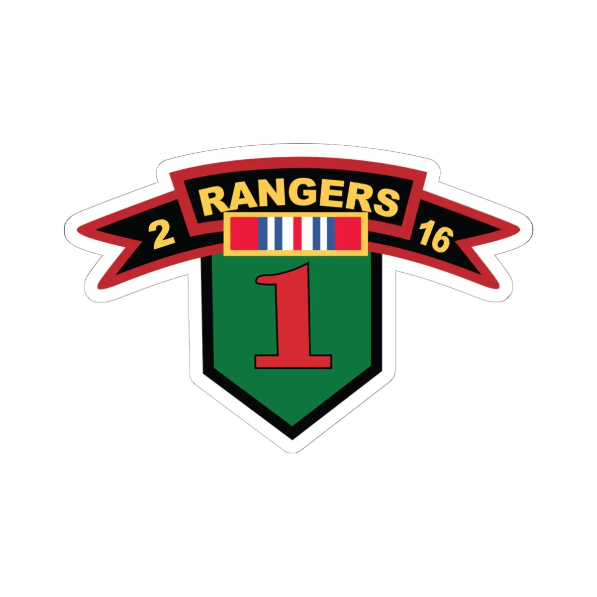 Kiss-Cut Stickers - 2Nd Bn, 16Th Infantry Regiment - Rangers X 300 1