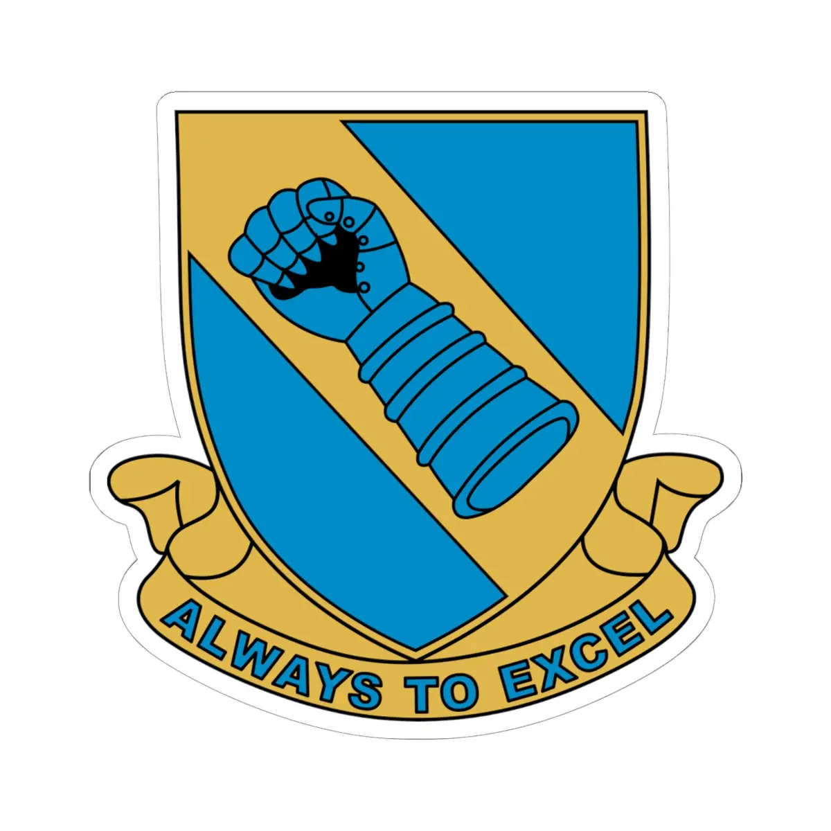 Kiss-Cut Stickers - 751St Tank Battalion - Pocket Patch Wo Txt X 300 1