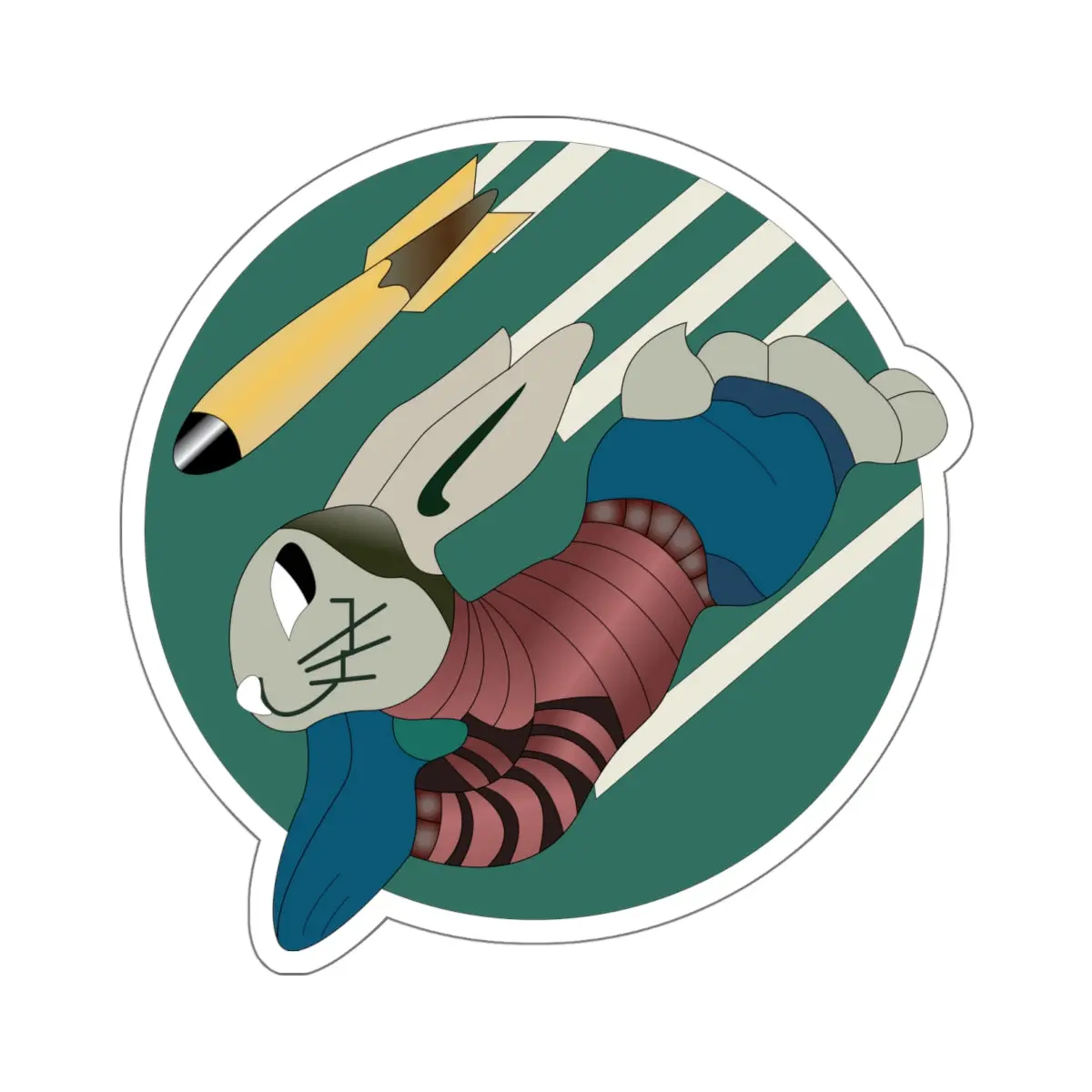 Kiss-Cut Stickers - Aac - 308Th Bombardment Squadron Wo Txt X 300 1