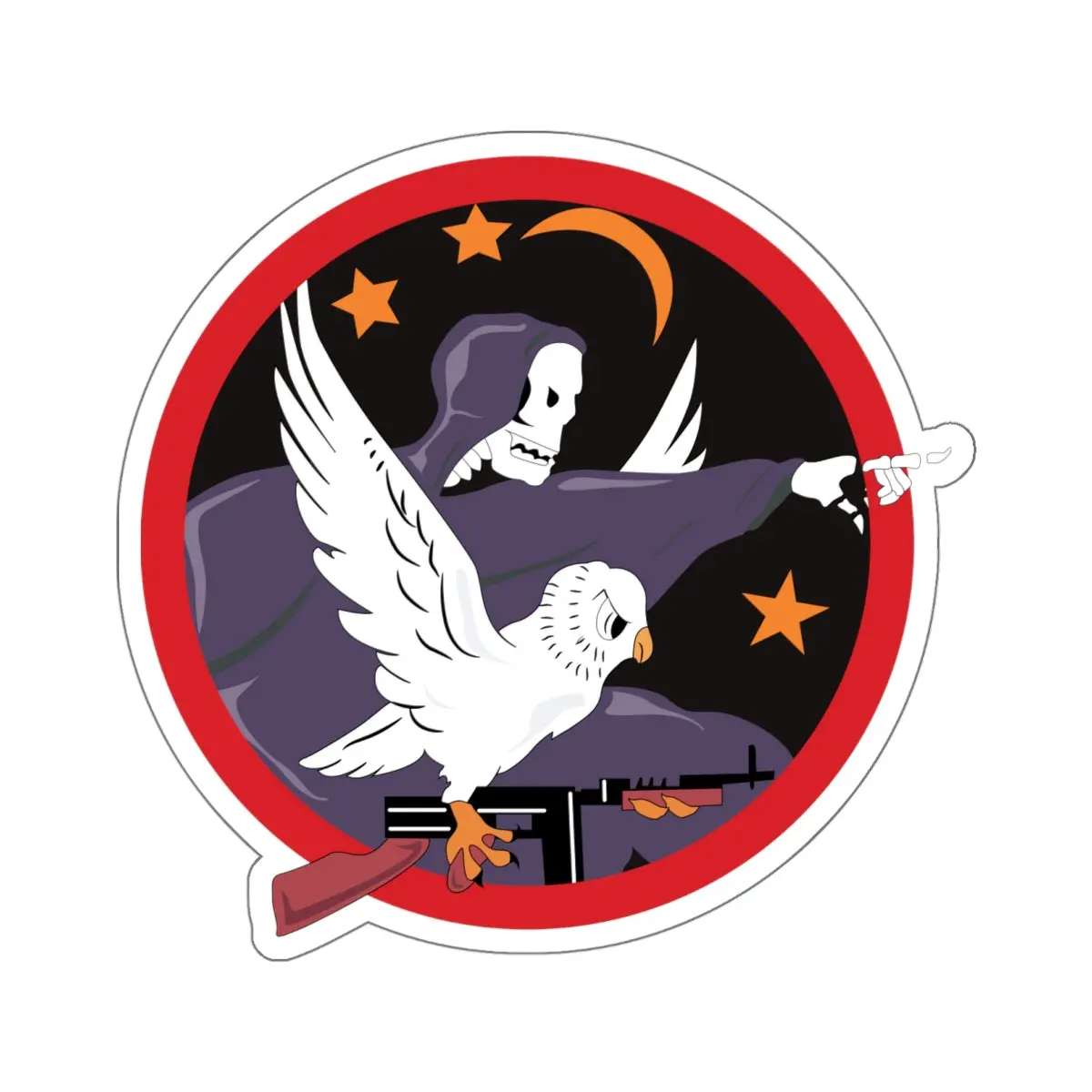 Kiss-Cut Stickers - Aac - 416Th Night Fighter Squadron Wo Txt X 300 1