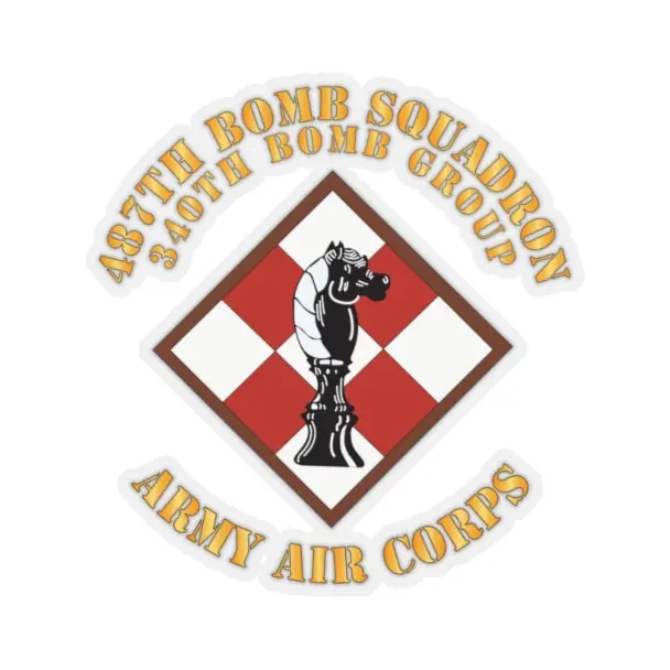 Kiss-Cut Stickers - Aac - 487Th Bomb Squadron 340Th Bomb Group X 300 1