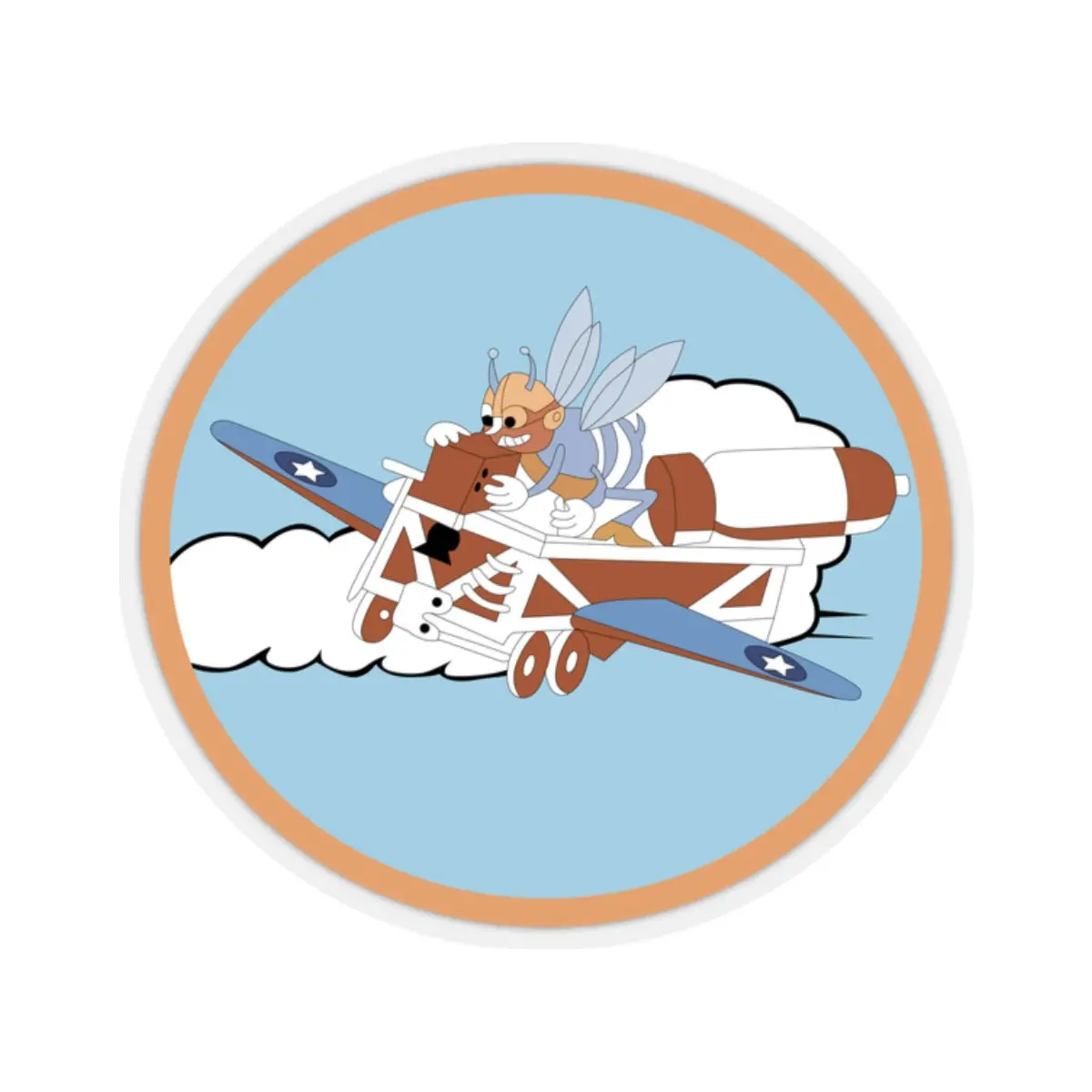 Kiss-Cut Stickers - Aac - 782Nd Bomb Squadron, 465Th Bomb Group - 15Th Af Wo Txt X 300 1