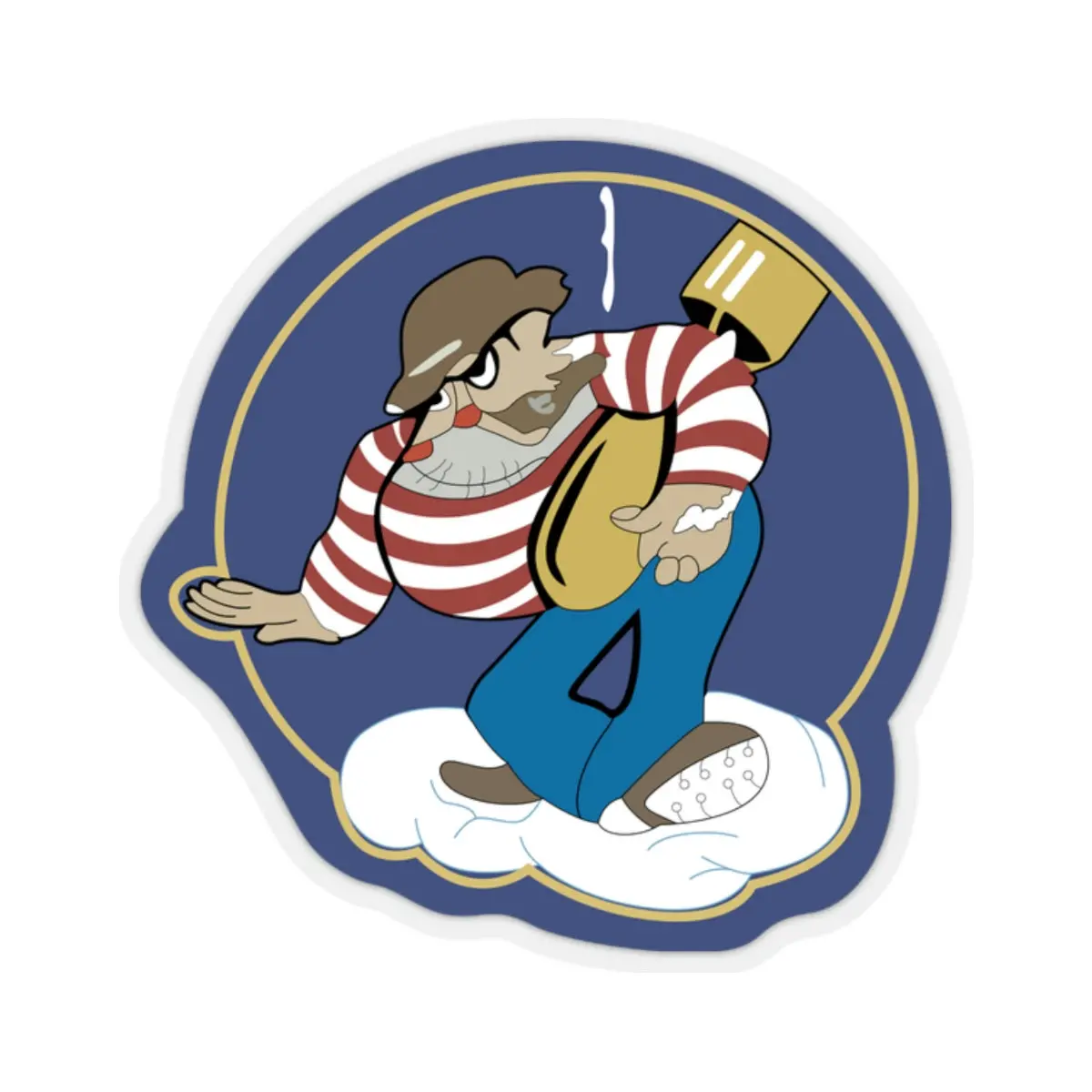 Kiss-Cut Stickers - Aac - 869Th Bomb Squadron, 497Th Bomb Group Wo Txt X 300 1