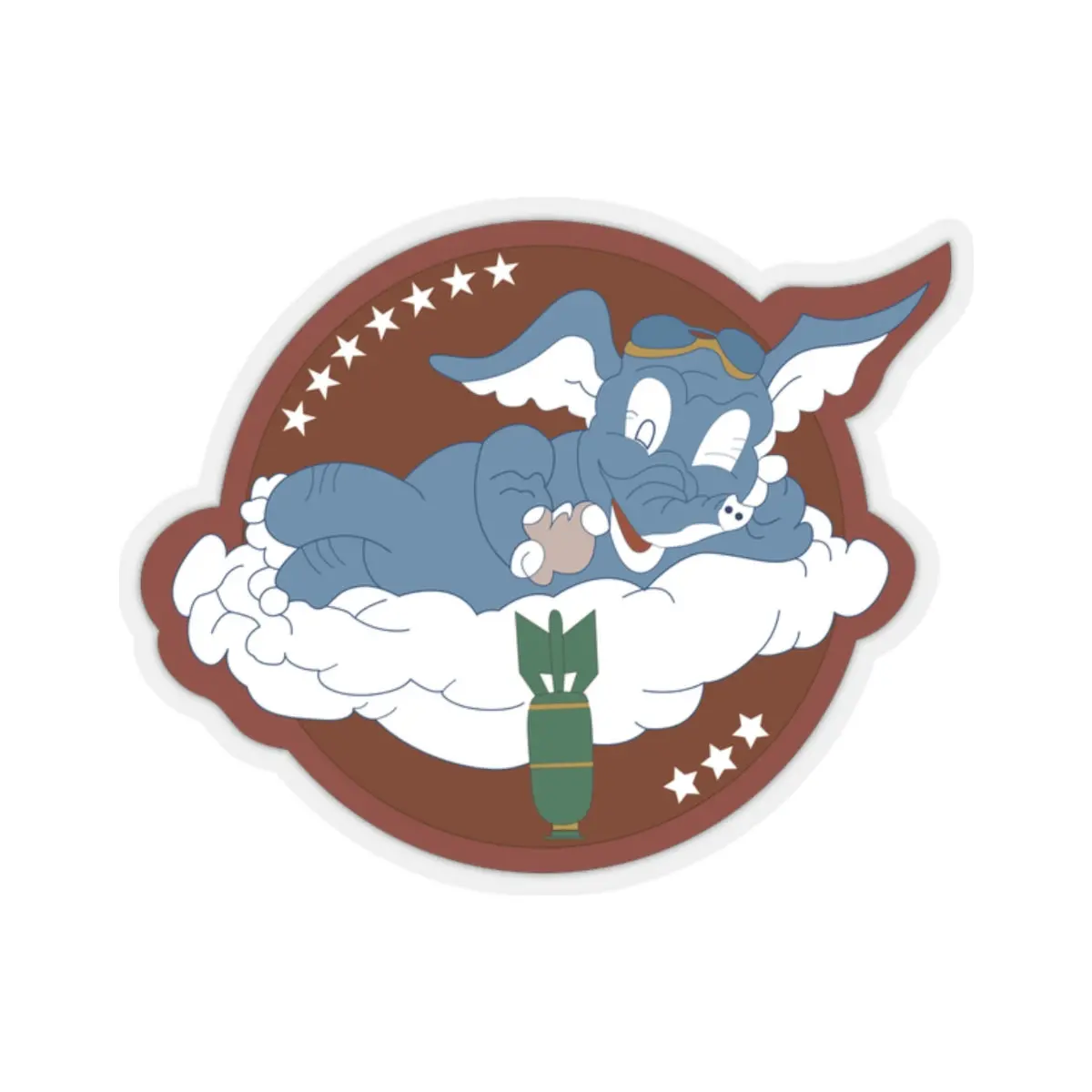Kiss-Cut Stickers - Aac - 873Rd Bomb Squadron, 498Th Bomb Group - 20Th Aaf Wo Txt X 300 1
