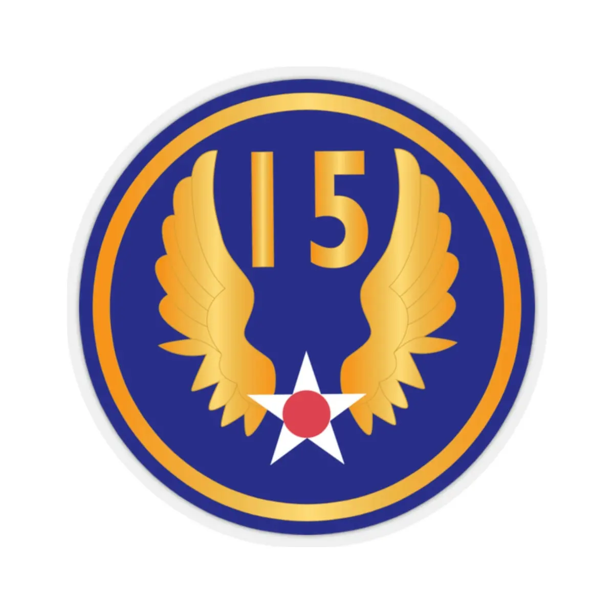 Kiss-Cut Stickers - Aac - Ssi - 15Th Air Force Wo Txt X 300 1