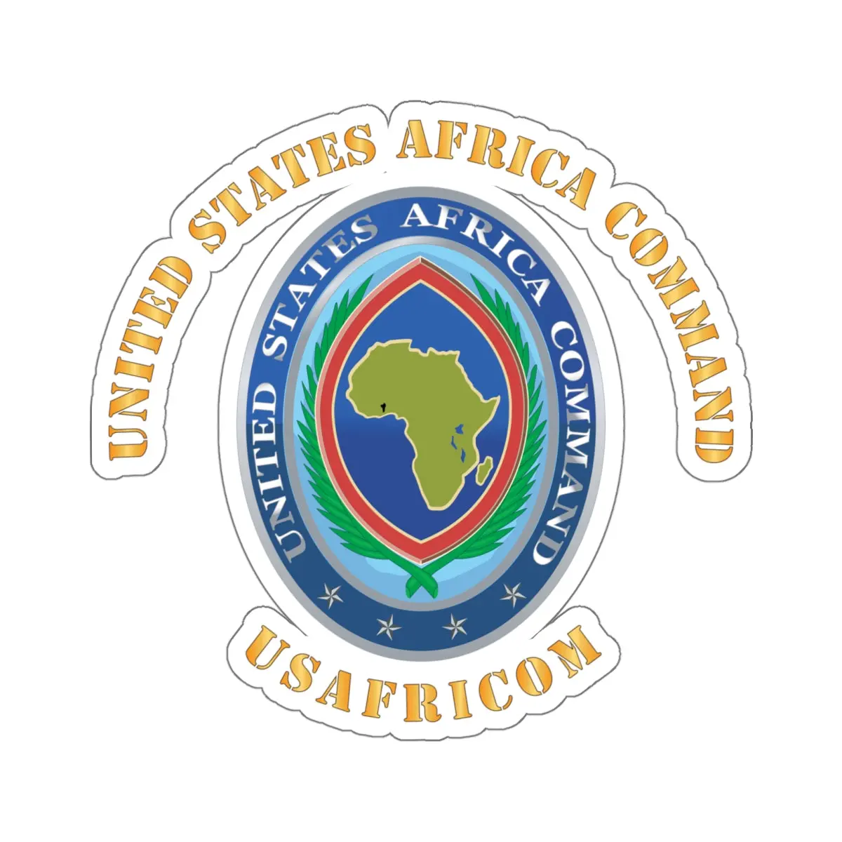 Kiss-Cut Stickers - Africa Command - Dui X 300 1