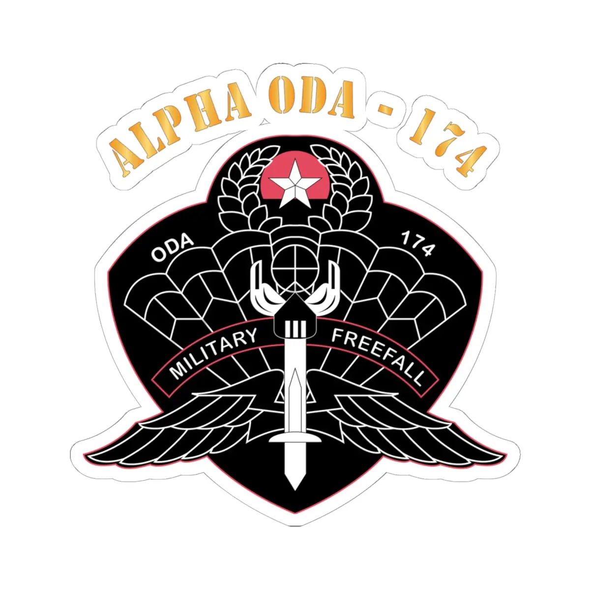 Kiss-Cut Stickers - Alpha Oda - 174 With Text X 300 1