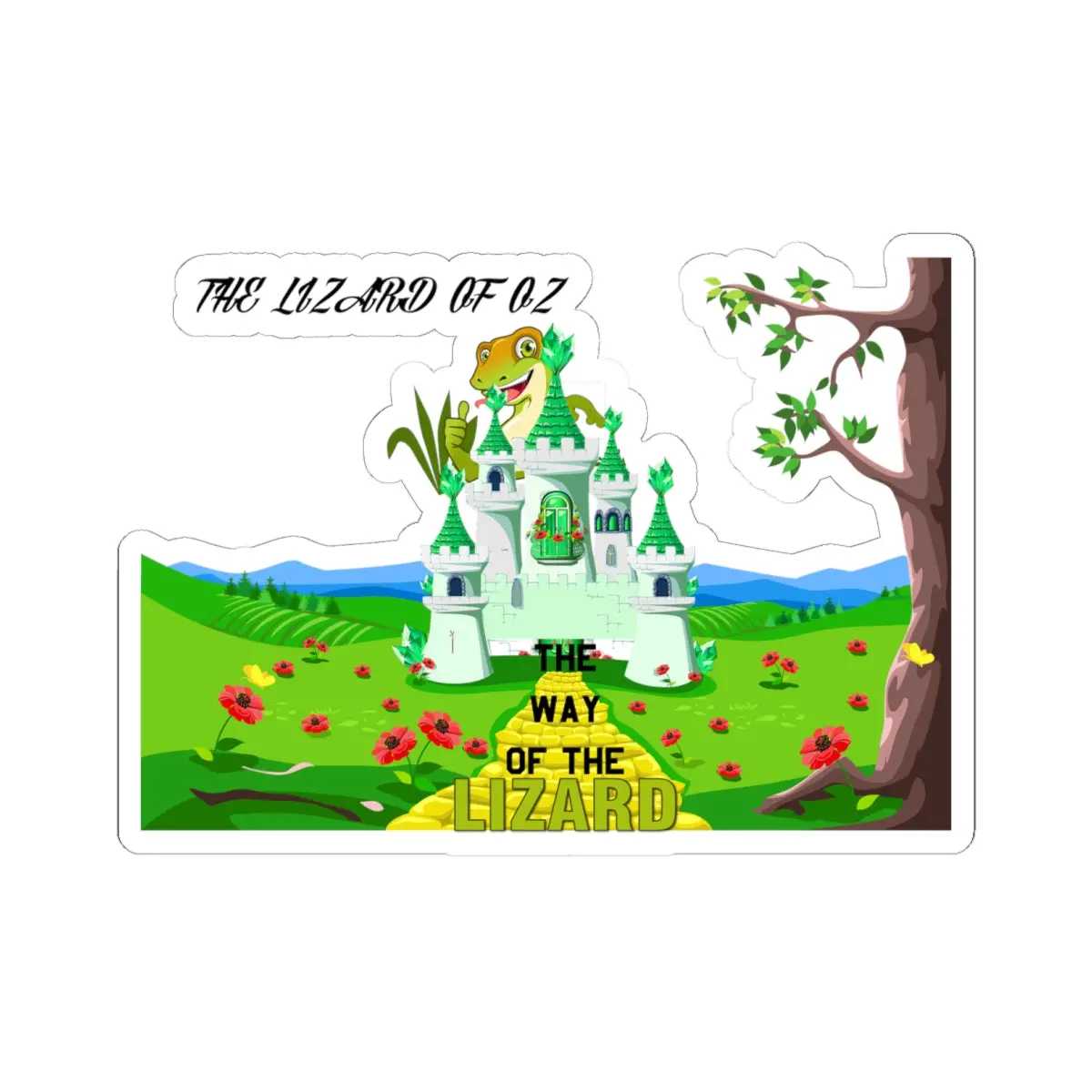 Kiss-Cut Stickers - Lizard Of Oz X 300 1