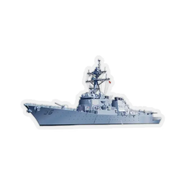 Kiss-Cut Stickers - Navy - Destroyer - Uss John S Mccain -  Ship Only Wo Txt 1