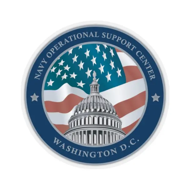 Kiss-Cut Stickers - Navy - Navy Operational Support Center - Washington Dc Wo Txt X 300 1