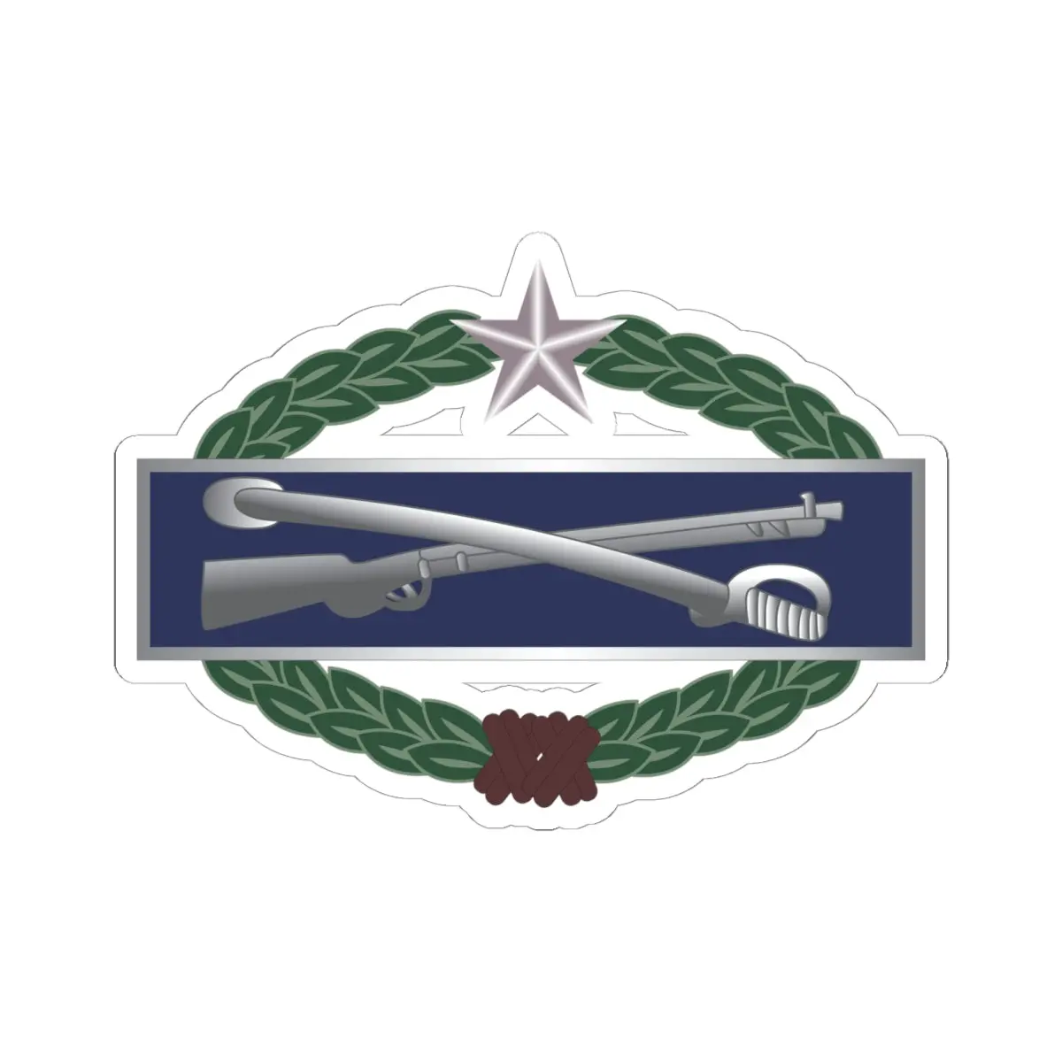 Kiss-Cut Stickers - Rok Korean Army Combat Infantry Badge Wo Txt X 300 1
