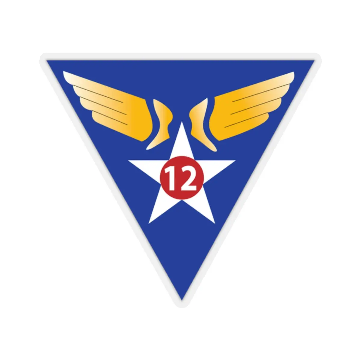 Kiss-Cut Stickers - Ssi - Aac - 12Th Air Force Wo Txt X 300 1
