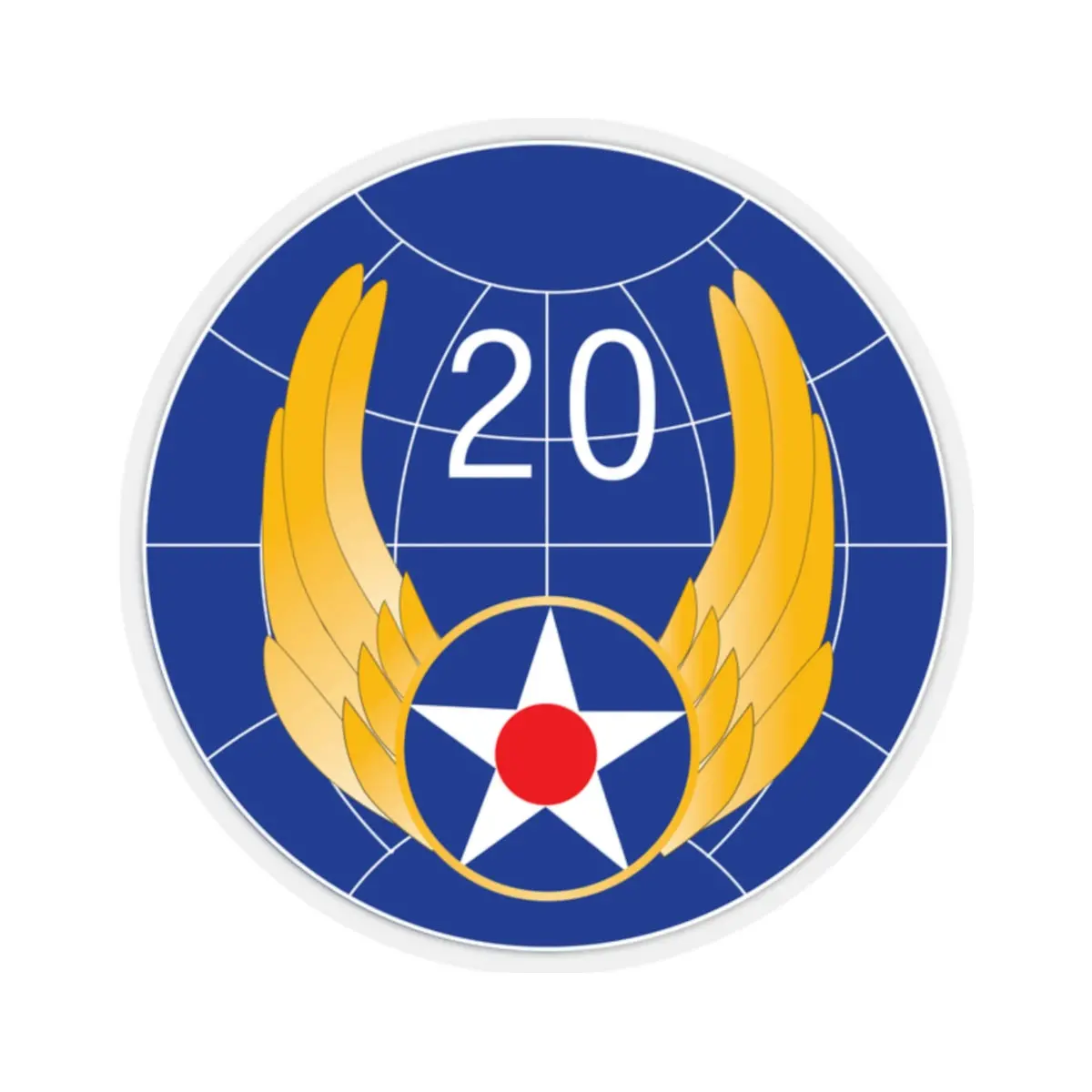 Kiss-Cut Stickers - Ssi - Aac - 20Th Air Force Wo Txt X 300 1