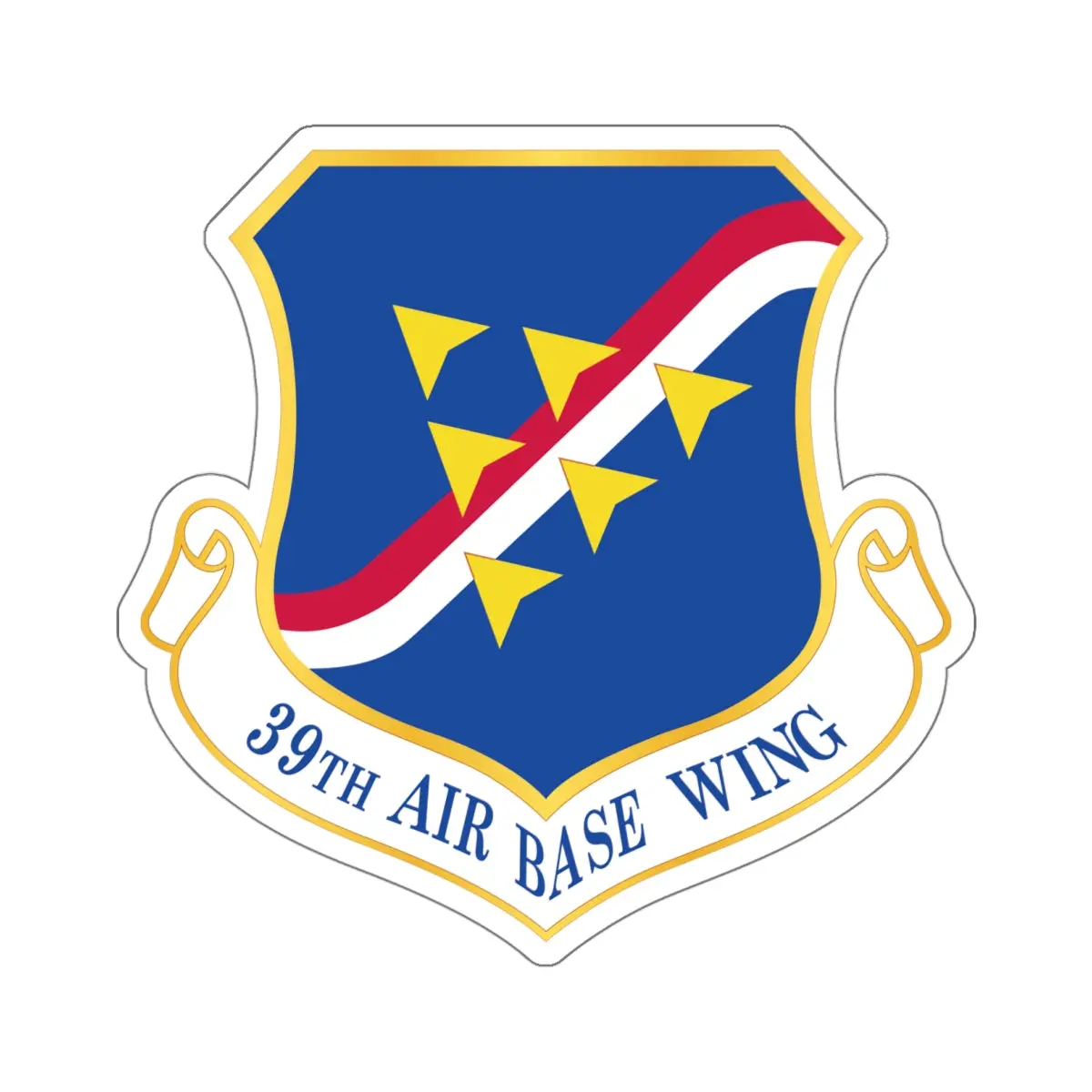Kiss-Cut Stickers - Usaf - 39Th Airbase Wing Wo Txt 1