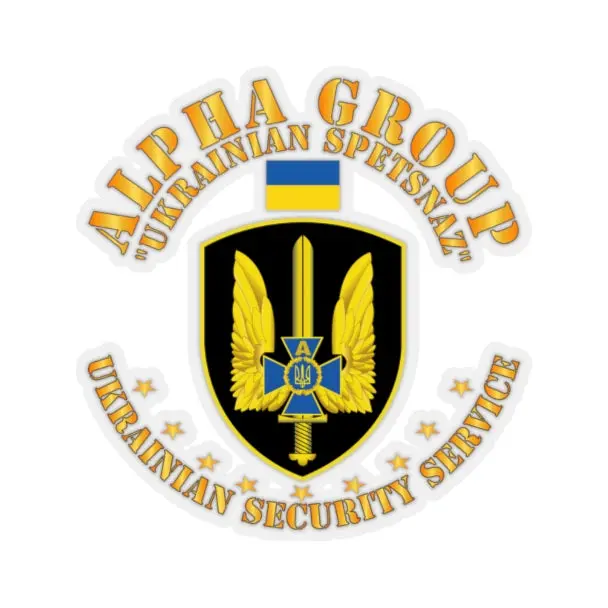 Kiss-Cut Stickers - Ukraine - Alpha Group - Ukrainian Spetsnaz X 300 1