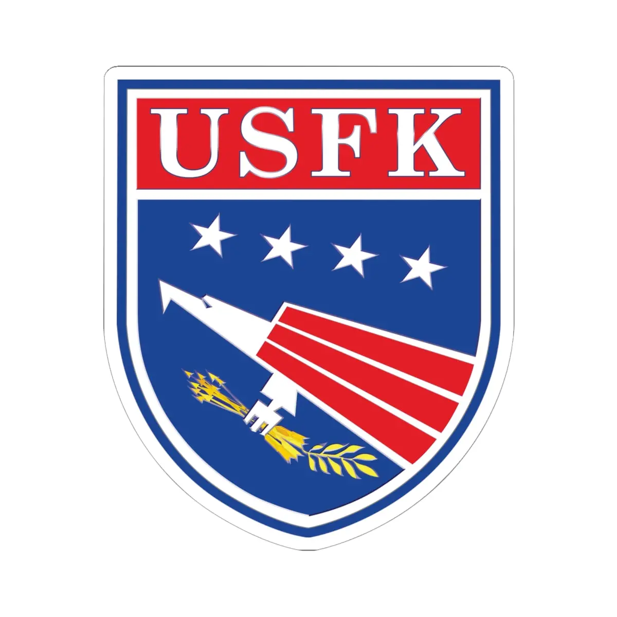 Kiss-Cut Stickers - United States Forces Korea - Usfk - Ssi - Wo Txt X 300 1