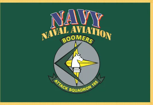 Rectangle Flags - Navy Attack Squadron 165 1