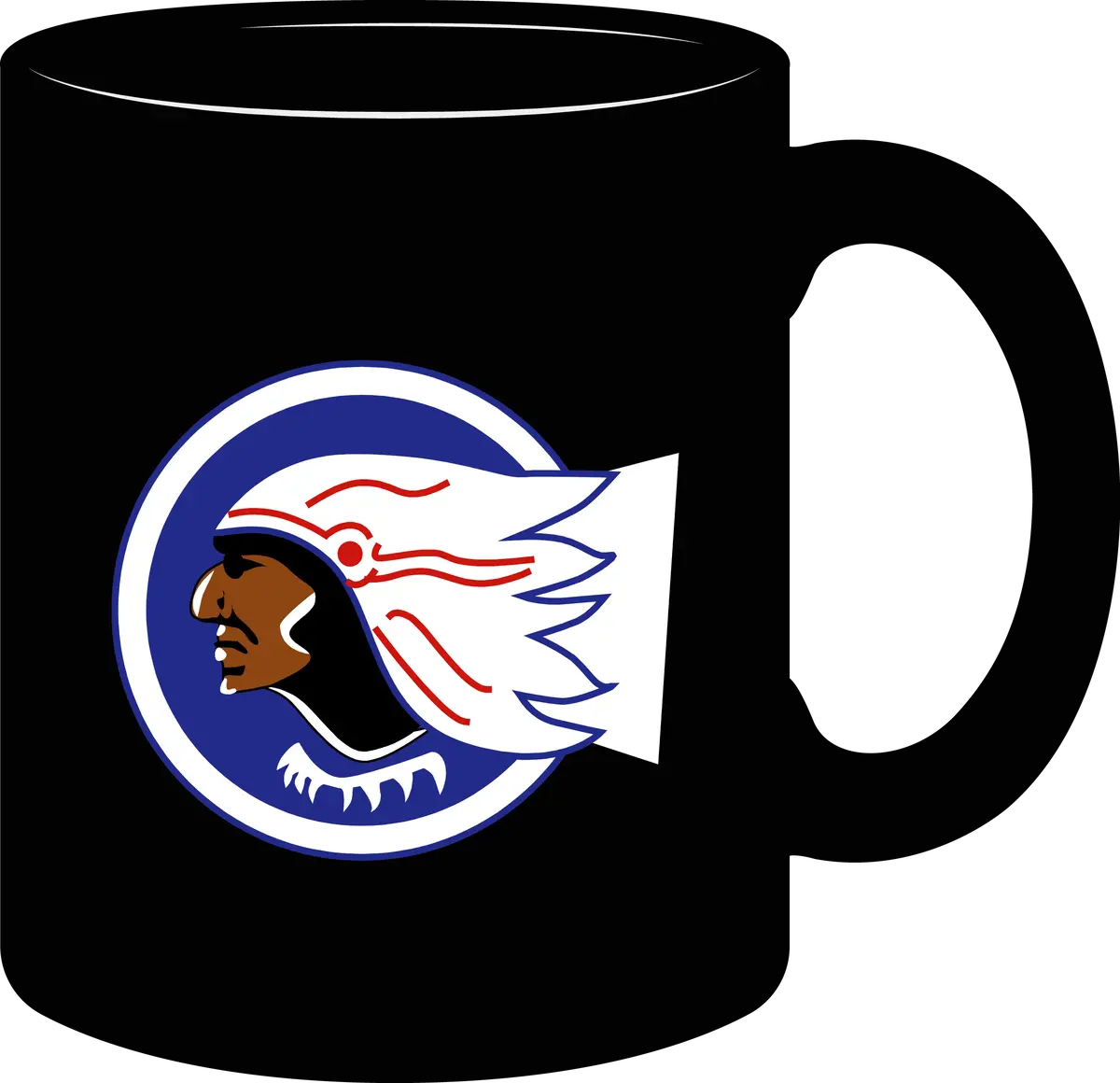 Shoulder Sleeve Insignia  - Army Air Corps - 345Th Bomb Group - Air Apaches - Mug 1