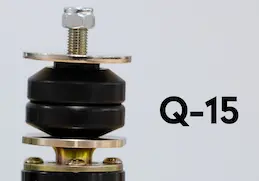 Q-15 Front Top Pin Rubber Bushings 1