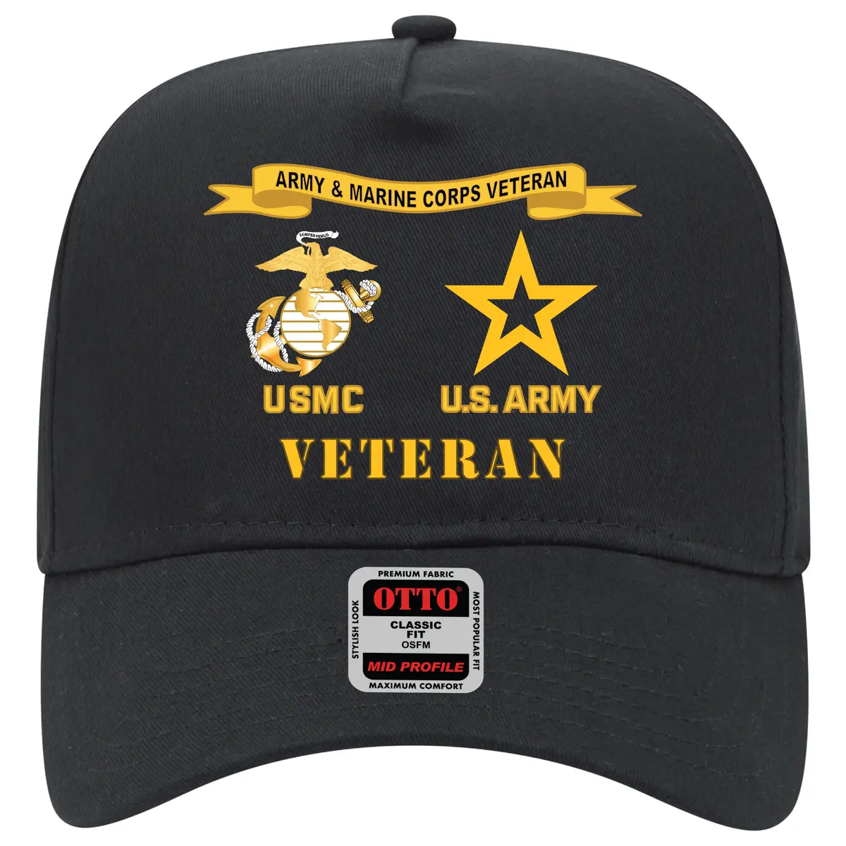 Baseball Cap - Usmc - Army Veteran - Ega - Army Star X 300 1