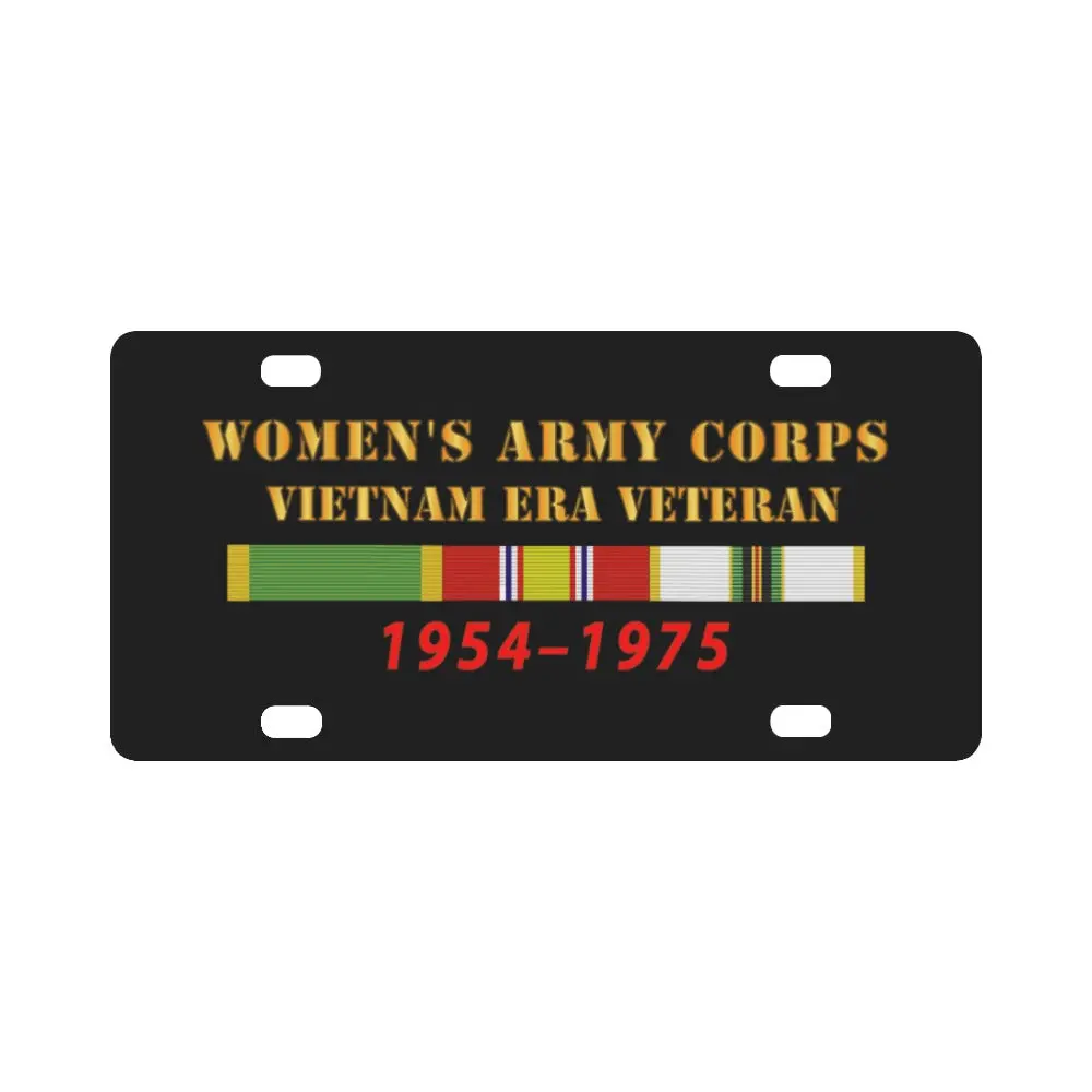 Army - Womens Army Corps - Vietnam Era Veteran - 1954 - 1975 - Wac - Ndsm - Cold War Serv Classic License Plate 1