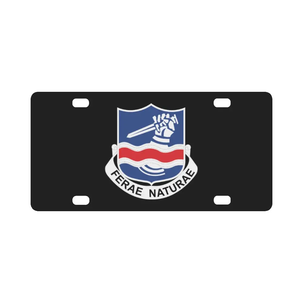Dui - 148Th Armored Infantry Battalion Classic License Plate 1