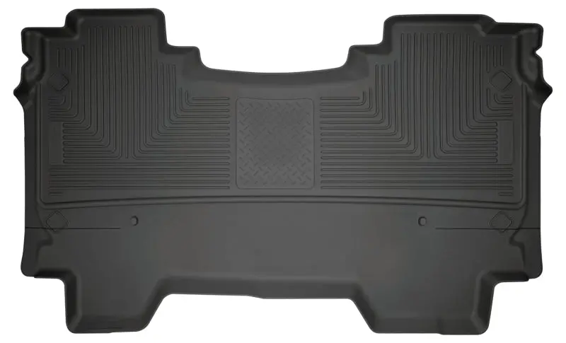 Husky Liners Weatherbeater Second-Row Floor Mats For 2019 Ram 1500 Crew Cab – Black, Excludes Factory Storage Box 1