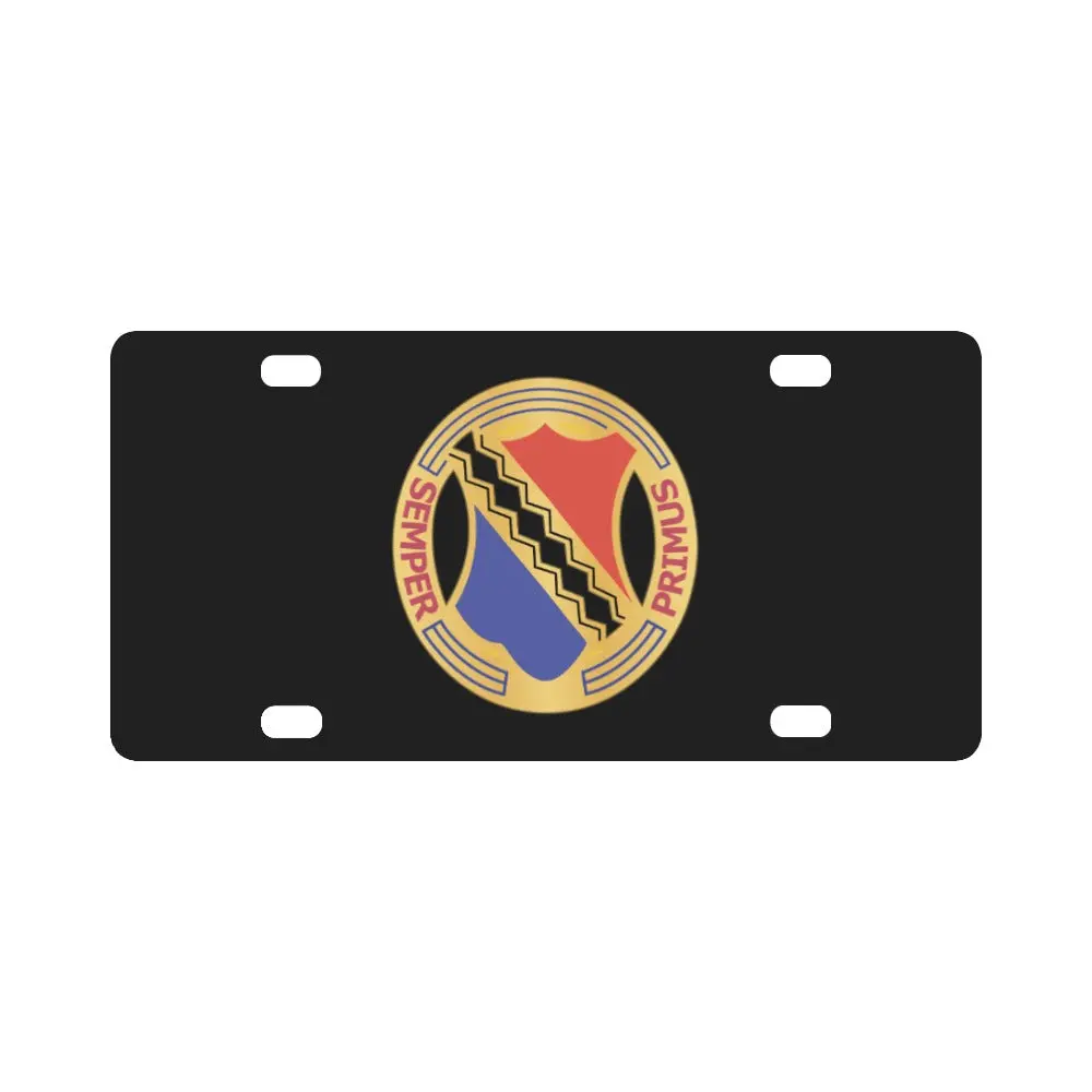 Dui - 1St Infantry Regiment Wo Txt X 300 Classic License Plate 1